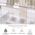thumbnail image 4 of Advwin Manicure Table with Tempered Glass Top, Storage Drawers & Cabinet, Professional Acetone Resistant Nail Tech Desk for Beauty Salon or Home, White, 4 of 9