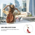 thumbnail image 3 of Greenadscape Novelty Keychain High Heels Key Chains Red 1Pack 7.5x2.8in Rhinestone Shoe Charm, 3 of 8