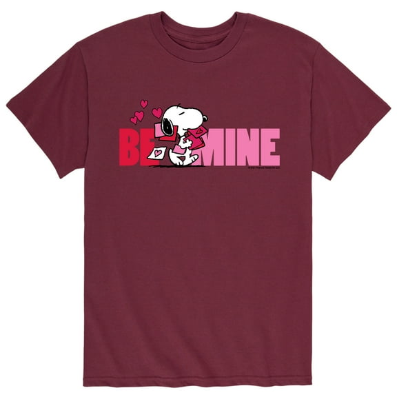 Peanuts - Be Mine - Men's Short Sleeve Graphic T-Shirt