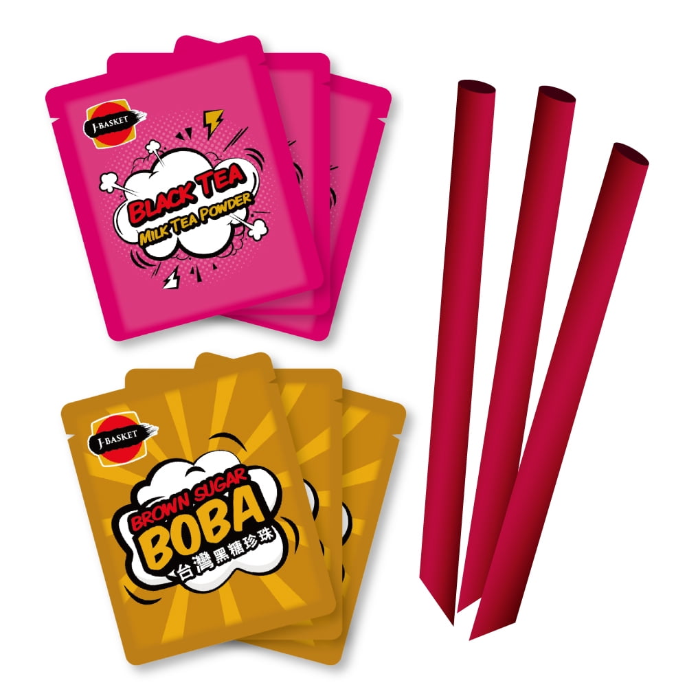Kit de thé boba instantané J-BASKET thé noir 285g
