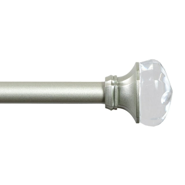 Mainstays 28-48 in. Grayson Adjustable Petite Cafe Window Curtain Rod, 1/2 in. Diameter