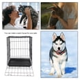 thumbnail image 2 of Shisuyan Folding With Toilet Dog Cage Teddy Poodle Small And Medium Dog Cat Cage Rabbit Cage Pet Cage(Black), 2 of 8
