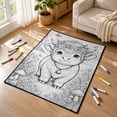 thumbnail image 2 of AMARHH DIY Doodle Coloring Blanket with 24 Coloring Pens, Soft Velvet Washable Custom Art Throw Blanket, Creative Craft Home Decor Holiday Gift for Adults, 2 of 7