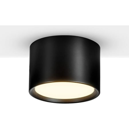 

LED Ceiling Spotlight Black Warm White 3000K 12W Ceiling Light Living Room Dining Room Kitchen Corridor Bedroom 8.5CM