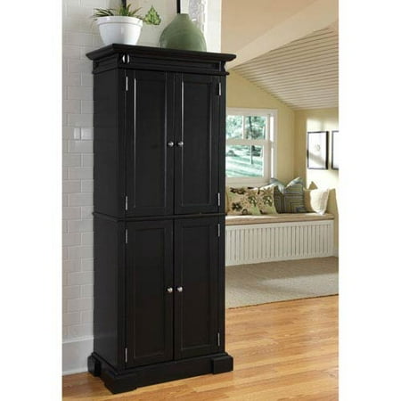 Home Styles Americana Black Pantry Walmart Com