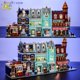 thumbnail image 5 of HUIQIBAO Toys MOC City Corner Coffee Shop Arquitectura Estilo Street View Micro Bloques de construcción para niños Ladrillos de construcción, 5 of 5