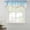 Blue, variant on Gradient Blue Tie Up Valance Curtains for Windows, Kitchen Curtains Window Treatments, Geometric Stripes Wave Chevron Pattern Short Window Shades Valances for Bedroom Bathroom Cafe 42"x12"
