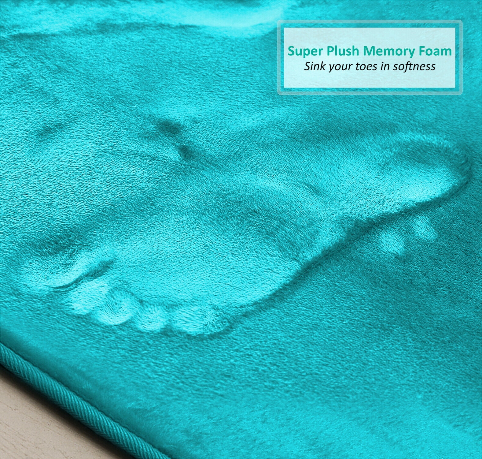 YouLoveIt 3pcs Memory Foam Bath Mat Bathroom Rugs Bathroom Bath Rug Set Lid Cover Soft Absorbent Bath Rugs Shower Mat Bathroom Rugs