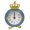 Blue, variant on Royal Themed Tabletop Clock With Timekeeping And Decorative Metal Housing For Giving