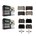 thumbnail image 1 of TEC Front Rear Ceramic Brake Pads Kit for Car Mitsubishi Lancer KTC-100572, 1 of 10
