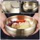 thumbnail image 3 of EeaseMX 1 tazón de acero inoxidable para fideos fríos, tazón para sopa de cocina, recipiente para alimentos (dorado), 3 of 8