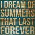 thumbnail image 2 of MARMONT HILL 'I Dream of Summers' Painting Print on Natural Pine Wood - Multi-Color 24 x 24, 2 of 7