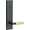 Flat Black / Satin Brass, variant on Sure-Loc Lv307 Gripsm Levanto Single Cylinder Keyed Entry Lever Set And Deadbolt Combo -