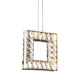 thumbnail image 3 of Candil Cristal Cuadrado Iluminacion Luz Vic Lampara colgante, 3 of 4