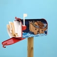 thumbnail image 4 of Lsque Ocean Scene with Noah's Ark Mailbox Cover Standard Size ,Magnetic Mailbox Covers Post Wraps Letter Box Cover -21x18 in, 4 of 9