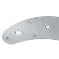 thumbnail image 2 of Bass Control Plate 4 Hole Metal Sturdy Stable Jazz Switch Control Plate Bass Replacement Part Silver, 2 of 4