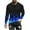 Blue, variant on Men's Flame Stylish 3D Printed Graphic Long Sleeve T-Shirts 3D Graphic Flame Print Shirts for Men XL Blue