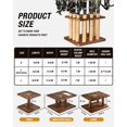 thumbnail image 4 of Ghosthorn Fly Fishing Rod Holders for Garage, Vertical Wooden Fishing Rod Pole Organizer Floor Stand, Fishing Rod Pole Rack Holds up to 12-16 Rods or Combos, 4 of 4