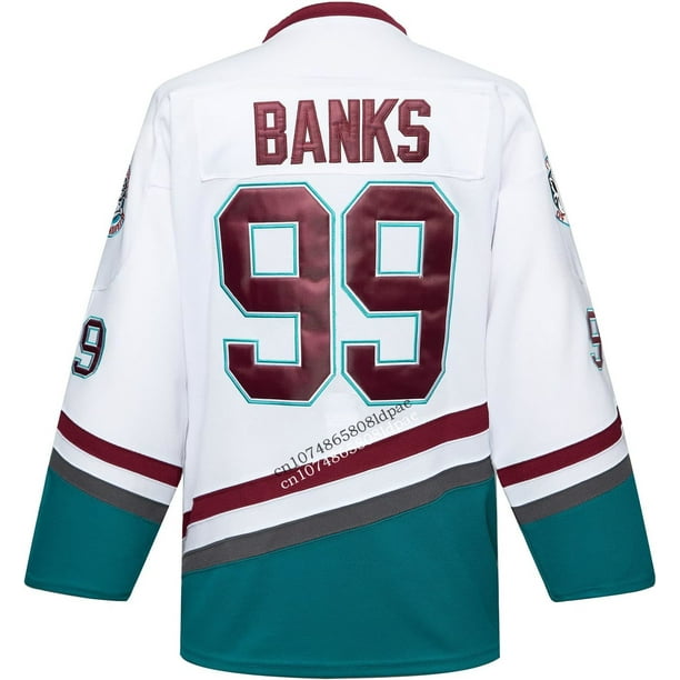 Adam Banks Mighty Ducks Jersey Movie Ice Hockey Jersey S-XXL