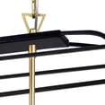 thumbnail image 4 of 6 Light Island/Pool Table Chandelier with Satin Gold & Black Finish, 4 of 6