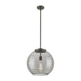 thumbnail image 5 of 221-1S-PC-G1213-16SM-BB-95-LED Innovations Lighting Athens Deco Swirl - 100W 1 LED Stem Hung Pendant In Industrial Style-17.13 Inches Tall and 15.75, 5 of 7