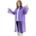 thumbnail image 3 of 2 Pack Imperméables pour Enfants Réutilisables, Ponchos de Pluie EVA Veste de Pluie d'Urgence pour Enfants, Garçons et Filles, 3 of 6