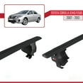 thumbnail image 4 of Compatible with Toyota Corolla 10 (E150) 2007-2013 ACE-4 Car Roof Rack Cross Bar Black Aluminium 2 Bars, 4 of 7