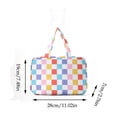 thumbnail image 3 of Bolsa de artículos de tocador Four Fold Rainbows con separación de húmedo y seco, organizador de cosméticos de viaje de gran capacidad, bolsa de almacenamiento de maquillaje impermeable y reutilizable, 3 of 7