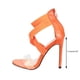 thumbnail image 4 of Zapatos de mujer Patrón de serpiente Sandalias Moda Tacones altos transparentes Zapatos grandes Wmkox8yii  hfjk4390, 4 of 7