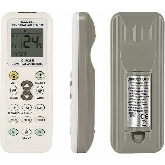 Universal Air Conditioner Remote Control for LG Gree Midea Toshiba Haier Daikin Hitachi Sharp Panasonic Samsung Sanyo Hisense Fujitsu Whirlpool and Over 1000 Brands Air Conditioner Controller