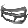 thumbnail image 3 of Ikon Motorsports Front Bumper Cover Compatible with 2019-2024 Chevy Camaro LS LT1 Unpainted ZL1 Style Front Bumper Conversion Guard Set PP, 3 of 8