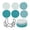 B, variant on 6 PCS Coasters for Drinks, Coasters Boho Coaster with Holder, Coffee Table Decor, Living Room Decor, Kitchen Table Decor,4.61 Inches