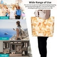 thumbnail image 4 of Yiaed Watercolor Sea Shells Print Handbag for Women Tote Purse Shoulder Bag Large Fashion Hobo Purse Handbag Shopping Tote, 4 of 5