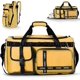 thumbnail image 1 of Gym Bag, 2 In 1 Travel Bag Backpack Bags, 45l Portable Travel Lightweight Waterproof Travel Luggage Hand Carry Bag For Weekender Sports, Gym(yellow), 1 of 5
