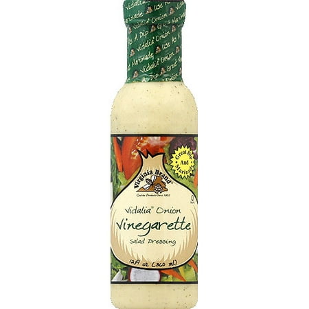Virginia Brand Vidalia Onion Vinegarette Salad Dressing, 12 fl oz, (Pack of