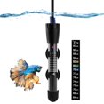 thumbnail image 1 of Calentador De Agua Sumergible Para Acuario Ajustable Domica De 50 W Para Peceras Pequeñas (8-16 Galones) Con Pegatina De Termómetro Gratis, 1 of 1