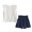 Navy, variant on Vedolay Outfits Sets For Girl Girl's 2 Piece Outfits Floral Off Shoulder Top and Shirred Elastic Waist Shorts Set,Navy 4-5 Years