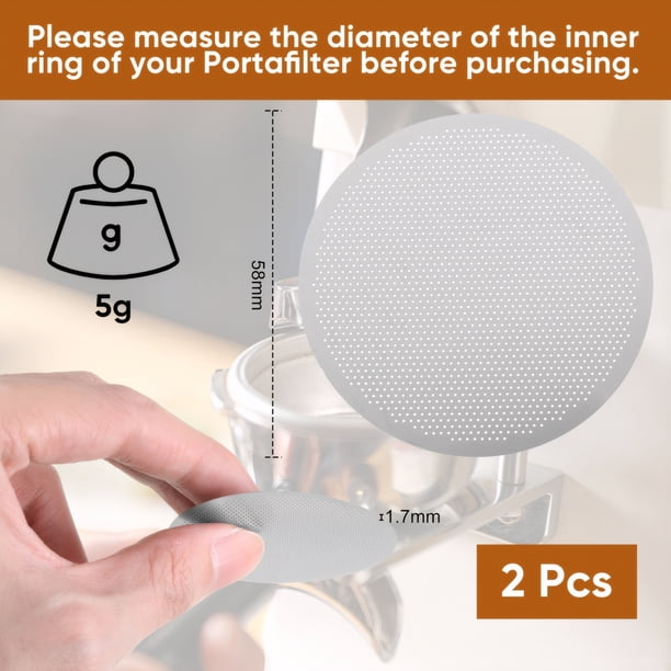 Cateissary 2x filtro reutilizable de café de Metal resistente a la corrosión para amantes del café filtro de café de Metal esencial Juegos de servir café y té
