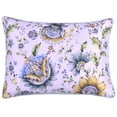 thumbnail image 6 of Throw Pillow Covers Pack of 1 for Living Room Table, Floral Printed Cushion Case, 14x20 inches - White Green - Home Decor, 6 of 8