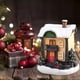 thumbnail image 5 of Escena Navideña Snow House LED Village Set 4pcs Yuyangstore Casa de miniaturas de resina, 5 of 8