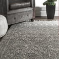 thumbnail image 4 of nuLOOM Vasiliki Moroccan Shag Tasseled Area Rug, 2' 8" x 8', Runner, Vasiliki Silver, 4 of 5