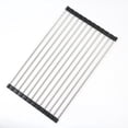 thumbnail image 1 of Roll Up Dish Drying Rack - Stainless Steel Kitchen Sink Rack, 1 of 5