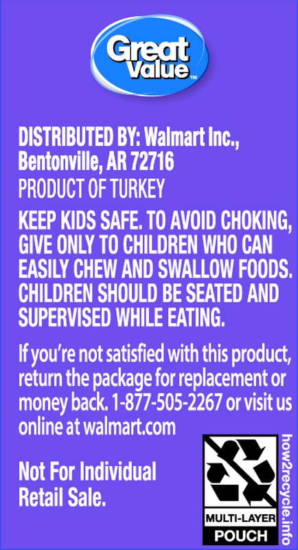 Great Value Fruit Smiles Snacks, Tangy Flavor, 22 Count