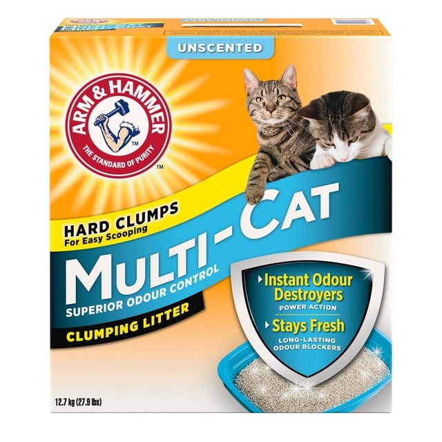 Litière agglomérante sans parfum pour chats multiples Arm & Hammer, 12,7 kg
