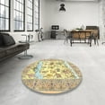 thumbnail image 3 of Ahgly Company Indoor Rectangle Traditional Harvest Gold Animal Area Rugs, 7' x 9', 3 of 6