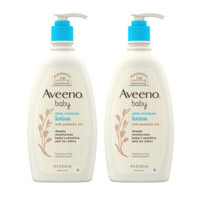 Loción corporal Aveeno Baby Daily Moisture para piel sensible 530 ml