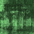 thumbnail image 1 of Ahgly Company Indoor Square Abstract Emerald Green Modern Area Rugs, 5' Square, 1 of 4