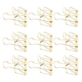 thumbnail image 3 of Pinces à Papier, 2 Clips de Liant de Fil Large 30Pcs Style Simple Métal Durable pour l'Or Scolaire, Or Rose, Violet, 3 of 8