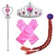 thumbnail image 3 of ZHAOCHENG Princesa Elsa - conjunto trenza, tiara, varita y un par de guantes 1, 3 of 5
