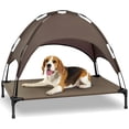thumbnail image 1 of Cama elevada para perros Heeyoo con toldo 107 x 76 x 91 cm, 1 of 7